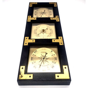 Vintage Springfield Weather Station Barometer Thermometer Humidity USA
